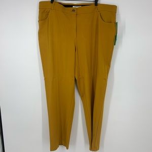 89th Madison burnt orange rayon dress pant SZ 22